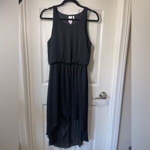 Black # high -low dress